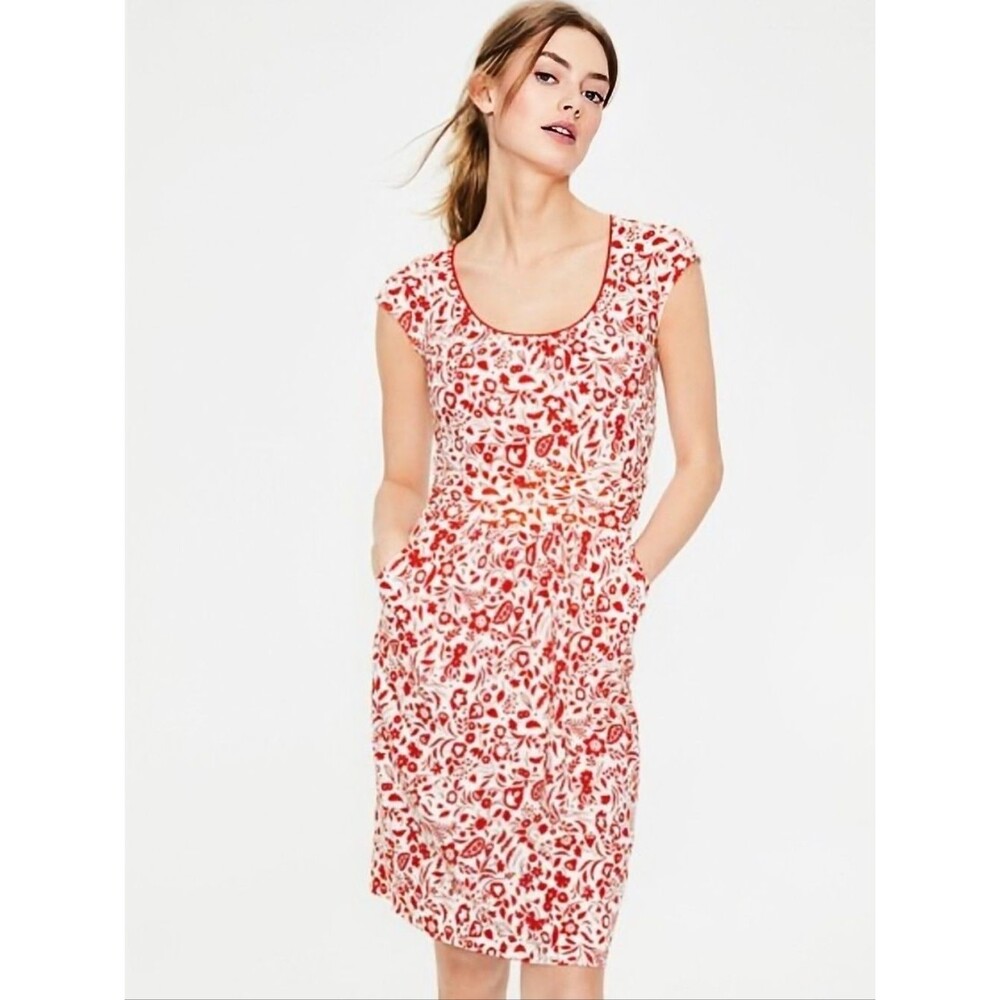 Boden Margot Modal Cotton Jersey Dress - Size 6 Womens